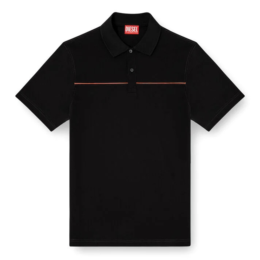 DIESEL T-REJUST-PIPING POLO SHIRT A211200NIAX 3