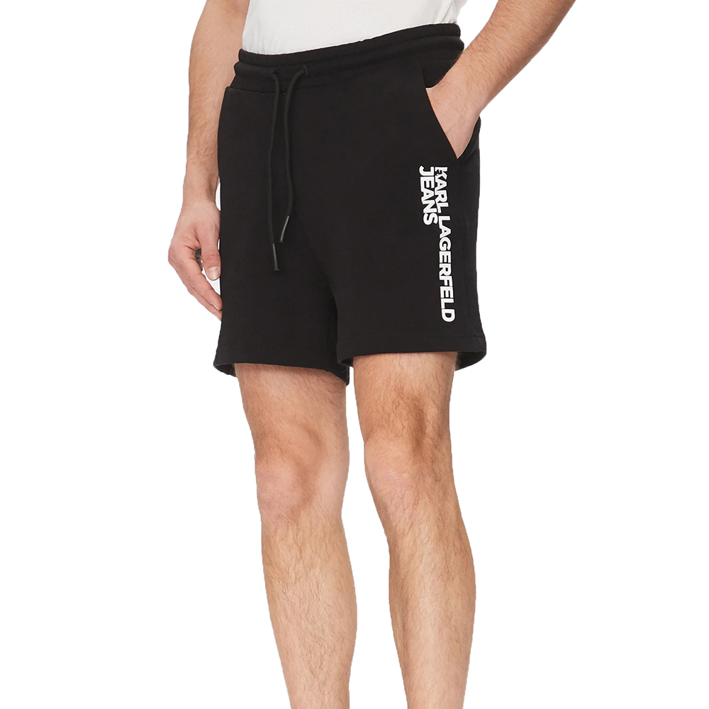 KARL LAGERFELD KLJ TEXT LOGO SWEATSHORT A2M10166 1