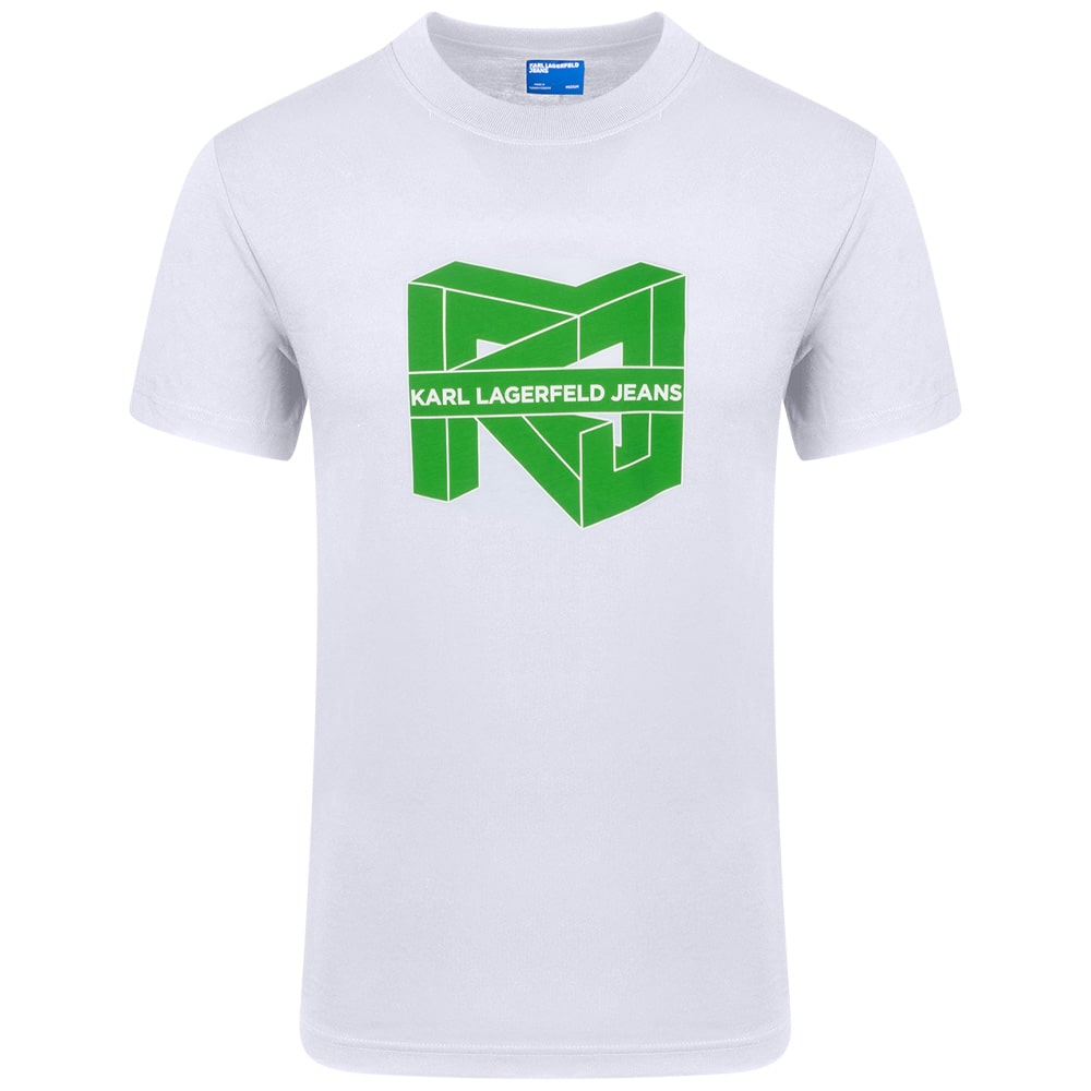 KARL LAGERFELD KLJ REG SS CUBE LOGO TEE A2M17037 1