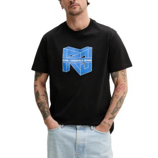 KARL LAGERFELD KLJ REG SS CUBE LOGO TEE A2M17037