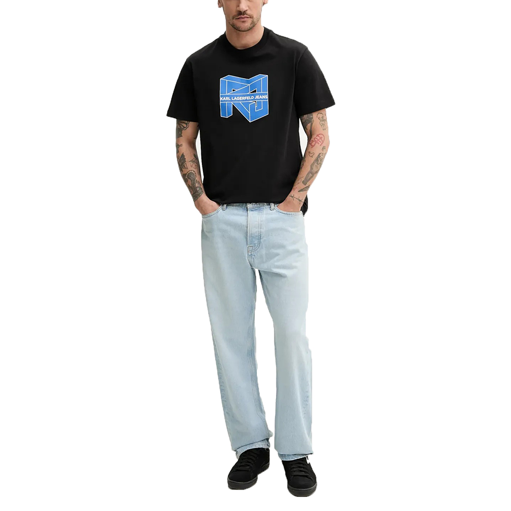 KARL LAGERFELD KLJ REG SS CUBE LOGO TEE A2M17037 3