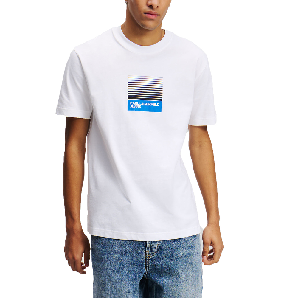 KARL LAGERFELD KLJ REG BOX FADE LOGO TEE A2M17041 2