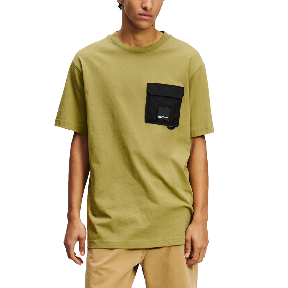 KARL LAGERFELD KLJ RELAXED POCKET TEE A2M17043 1