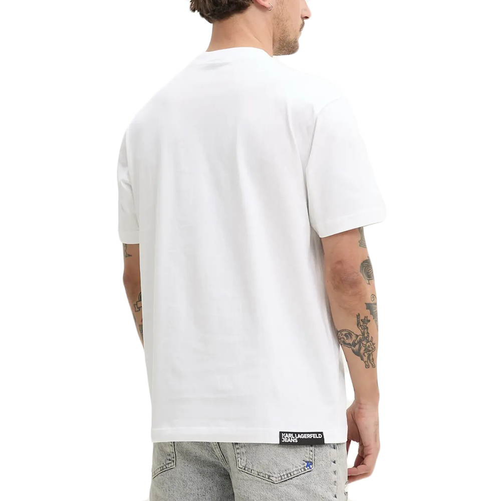 KARL LAGERFELD KLJ SS RELAXED MONOGRAM TEE A2M17050 2