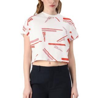 KARL LAGERFELD KLJ BOXY AOP STRIPE TEE A2W17034