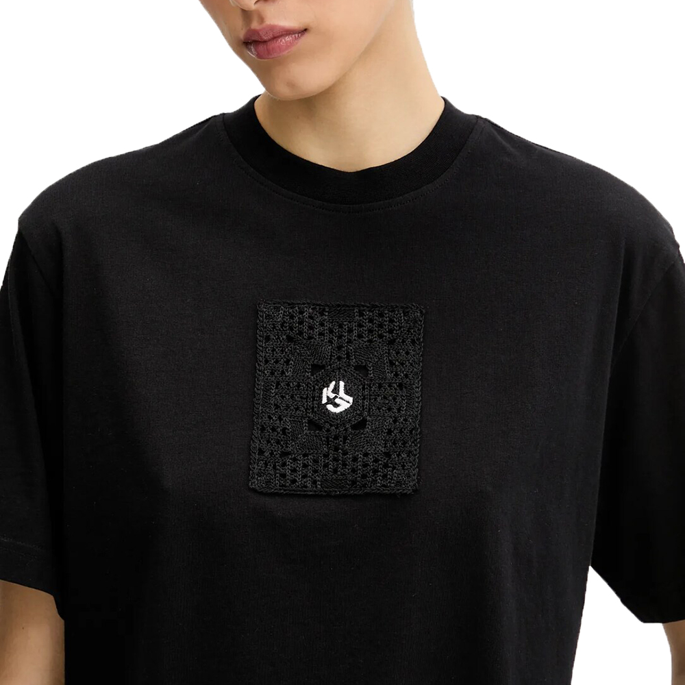 KARL LAGERFELD KLJ REGULAR CROCHET TEE A2W17096 2