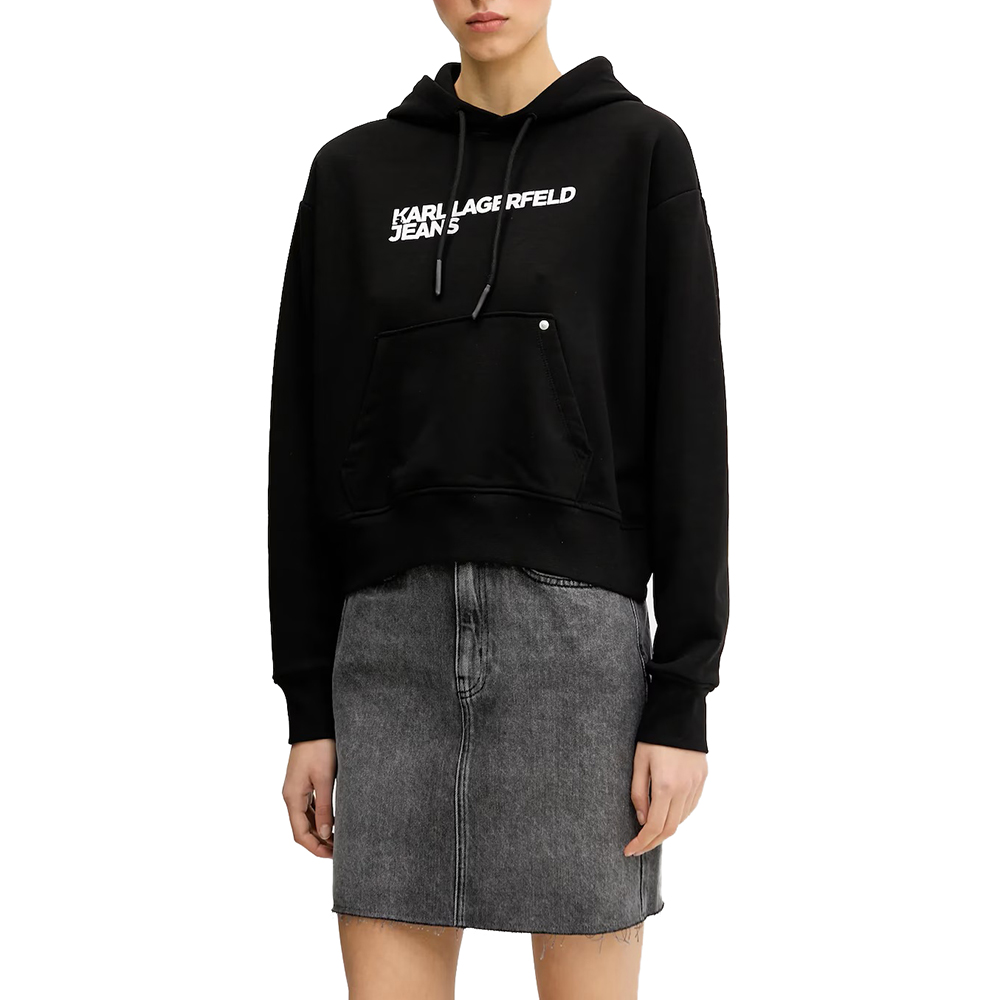 KARL LAGERFELD REG LOGO HOODIE A2W20053 1