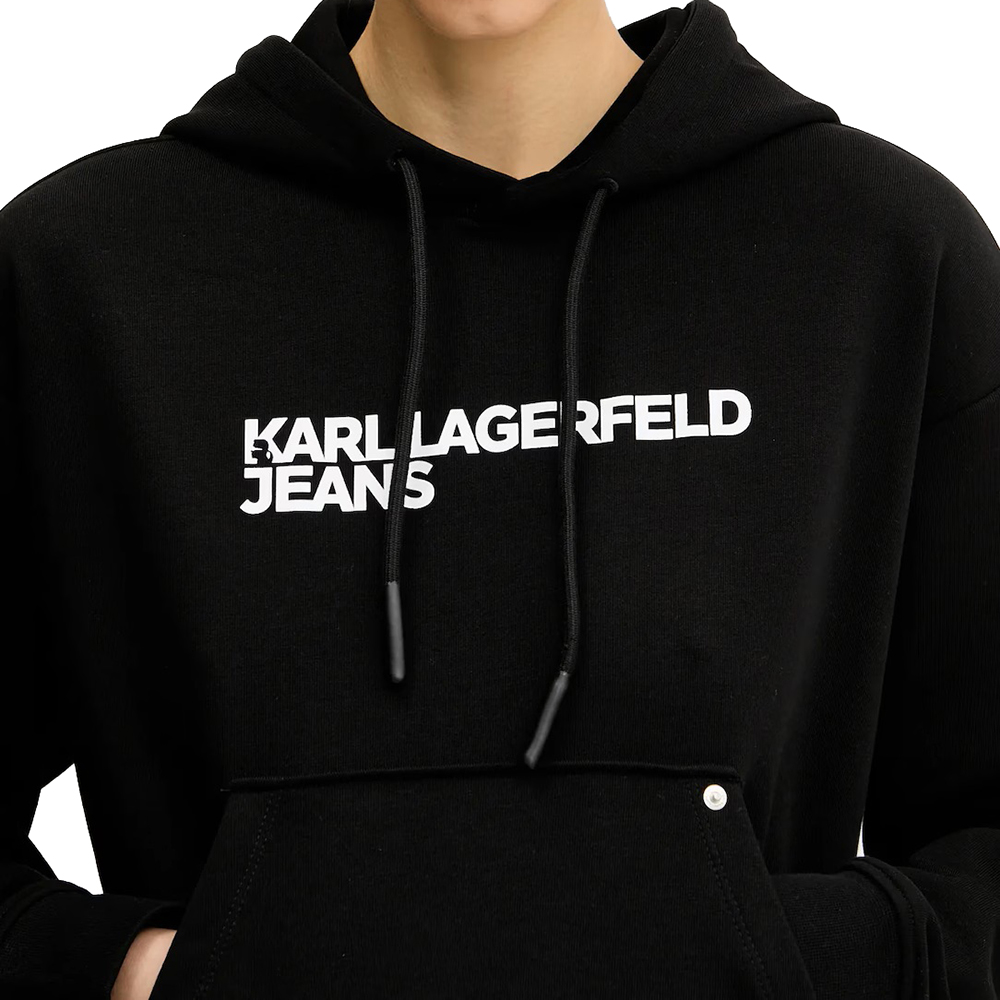 KARL LAGERFELD REG LOGO HOODIE A2W20053 3