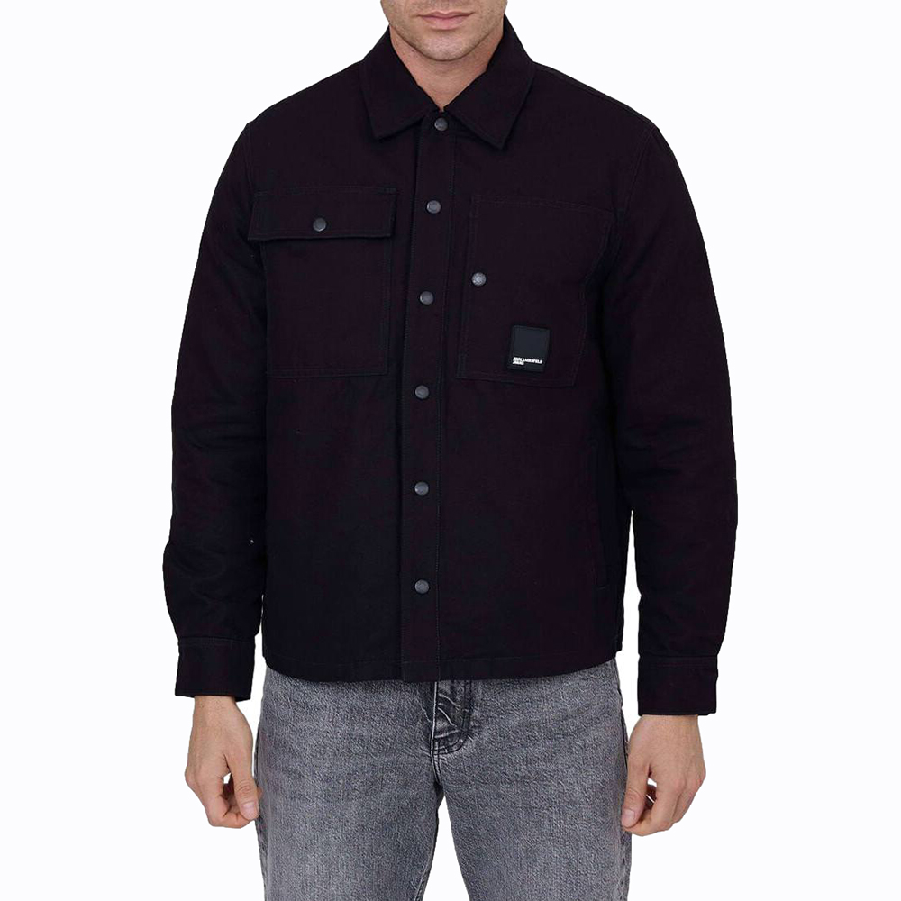KARL LAGERFELD CANVAS OVERSHIRT JACKET A3M14059 1