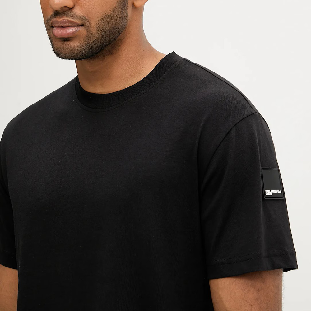 KARL LAGERFELD REG RUBBER PATCH TEE A3M17003 3