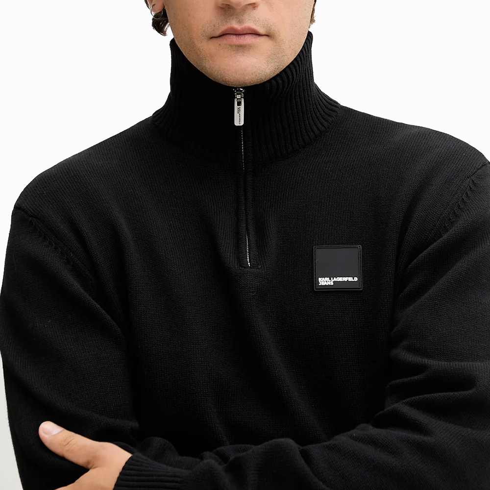 KARL LAGERFELD REG HALF-ZIP SWEATER A3M18002 3