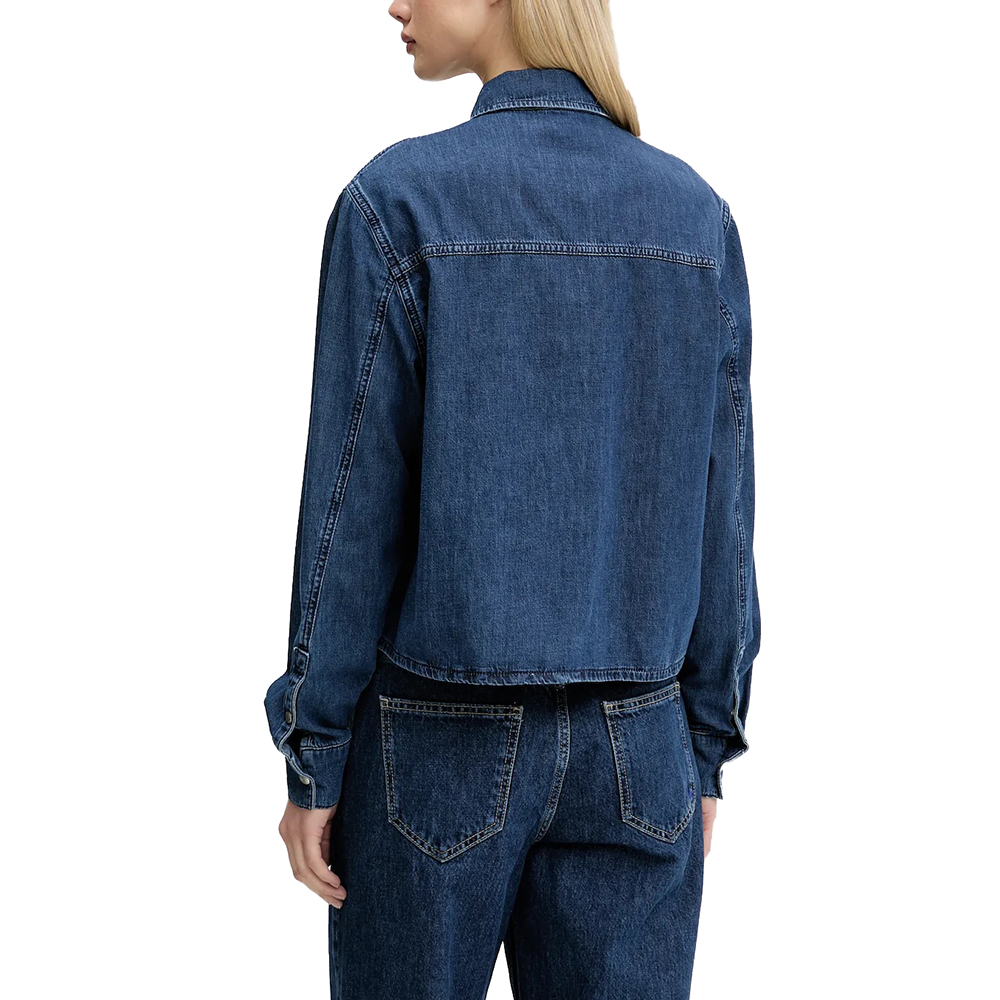 KARL LAGERFELD BOXY DENIM BLOUSE A3W11002 2