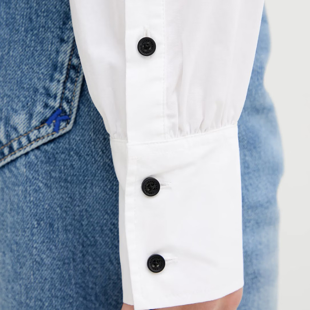 KARL LAGERFELD BLOCKED POPLIN BLOUSE A3W11006 4