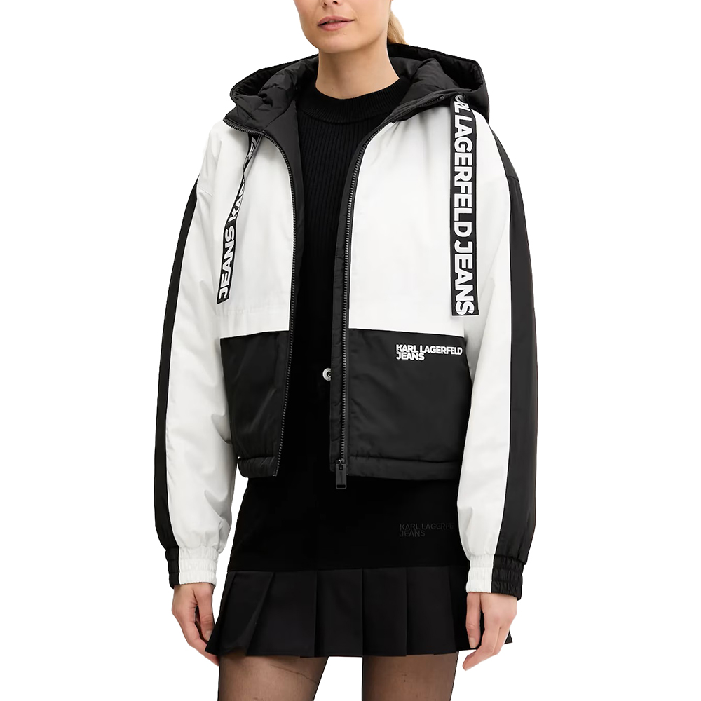 KARL LAGERFELD BLOCKED PADDED JACKET A3W15021 1