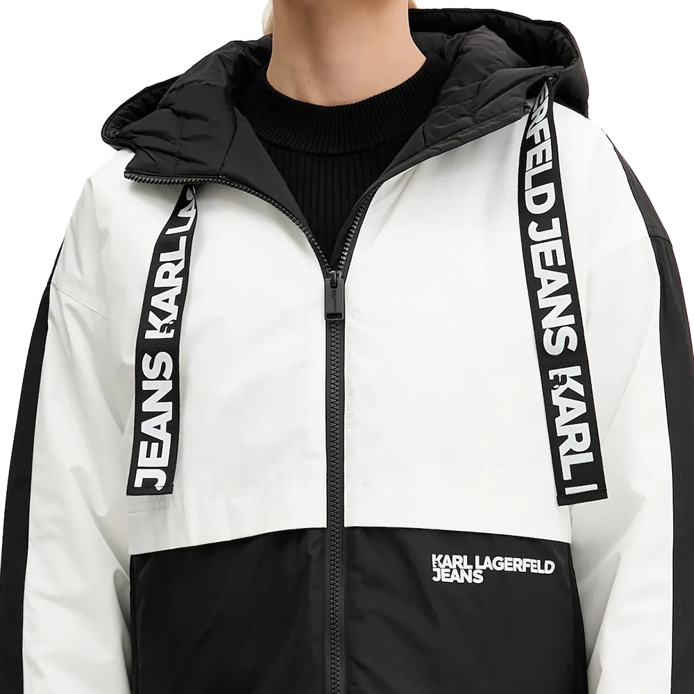 KARL LAGERFELD BLOCKED PADDED JACKET A3W15021 3