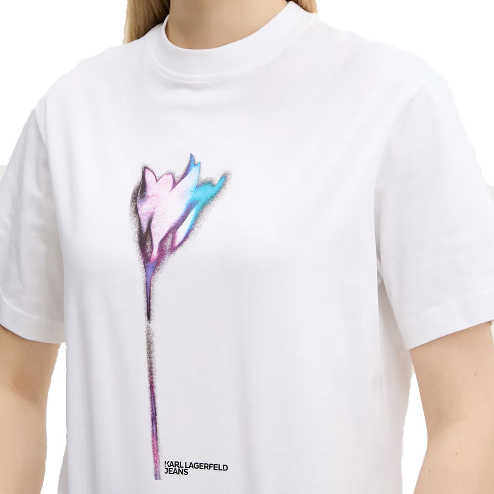 KARL LAGERFELD REG FLOWER COLOUR TEE A3W17041 3
