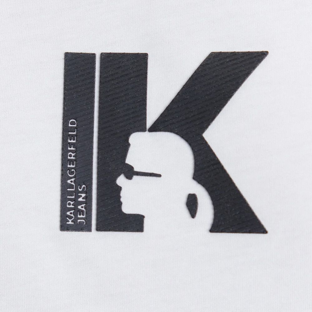KARL LAGERFELD REG K LOGO TEE A3W17094 3