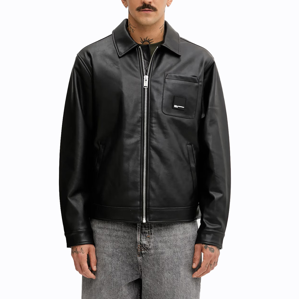 KARL LAGERFELD KLJ FAUX LEATHER JACKET A4M15061 1