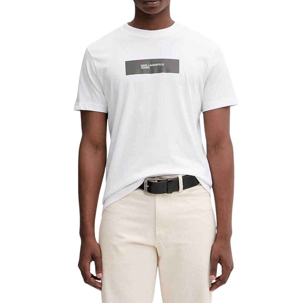 KARL LAGERFELD KLJ SLIM REFLECTIVE TEE A4M17019 1
