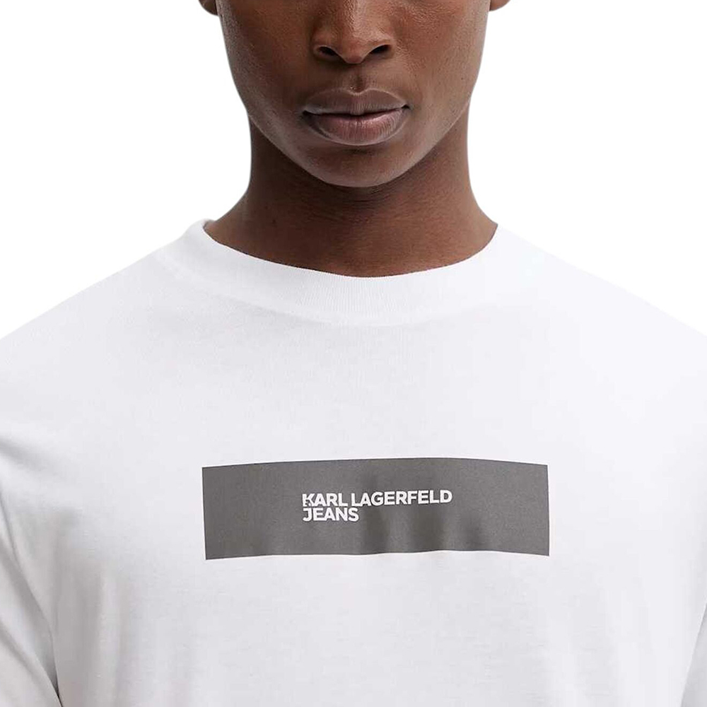 KARL LAGERFELD KLJ SLIM REFLECTIVE TEE A4M17019 3