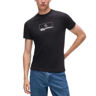 KARL LAGERFELD KLJ SLIM OUTLINE LOGO TEE A4M17020