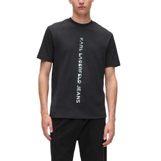 KARL LAGERFELD REG VERTICAL LOGO TEE A4M17021