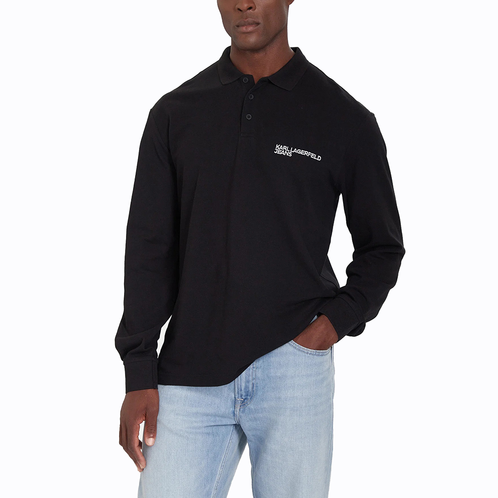 KARL LAGERFELD KLJ REG LS PIQUE POLO A4M17028 1