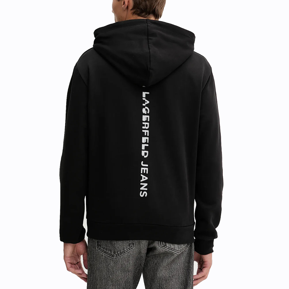 KARL LAGERFELD REG VERTICAL LOGO HOODIE A4M20063 1
