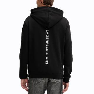 KARL LAGERFELD REG VERTICAL LOGO HOODIE A4M20063