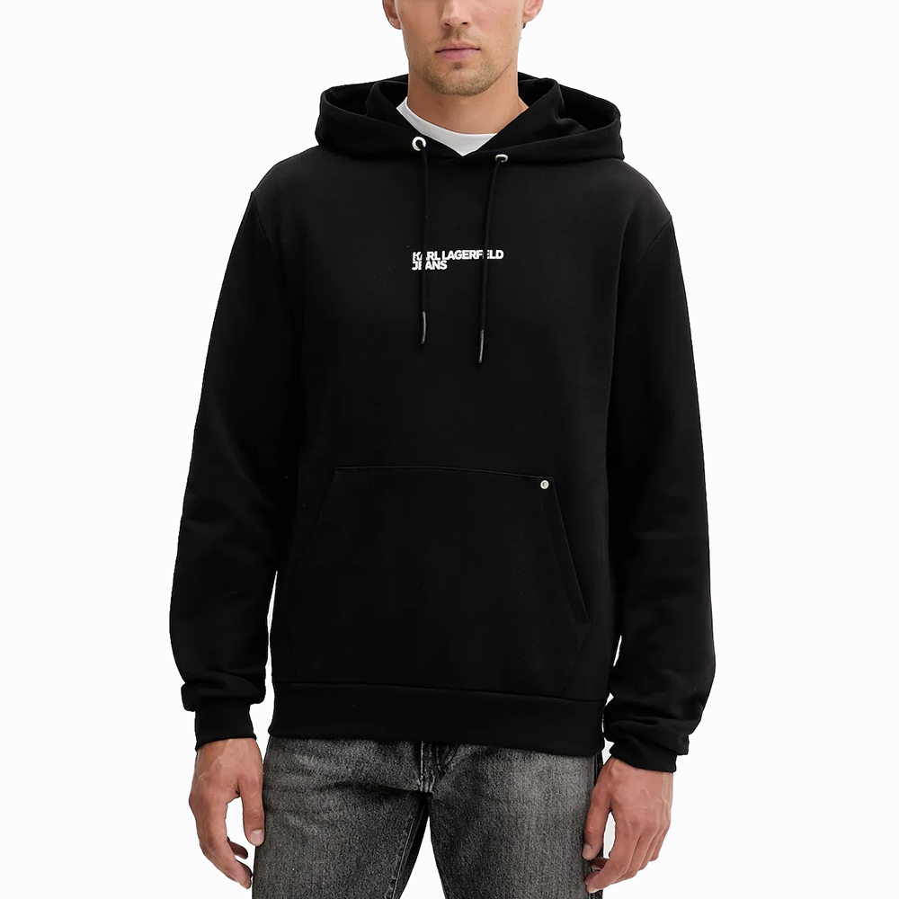 KARL LAGERFELD REG VERTICAL LOGO HOODIE A4M20063 2