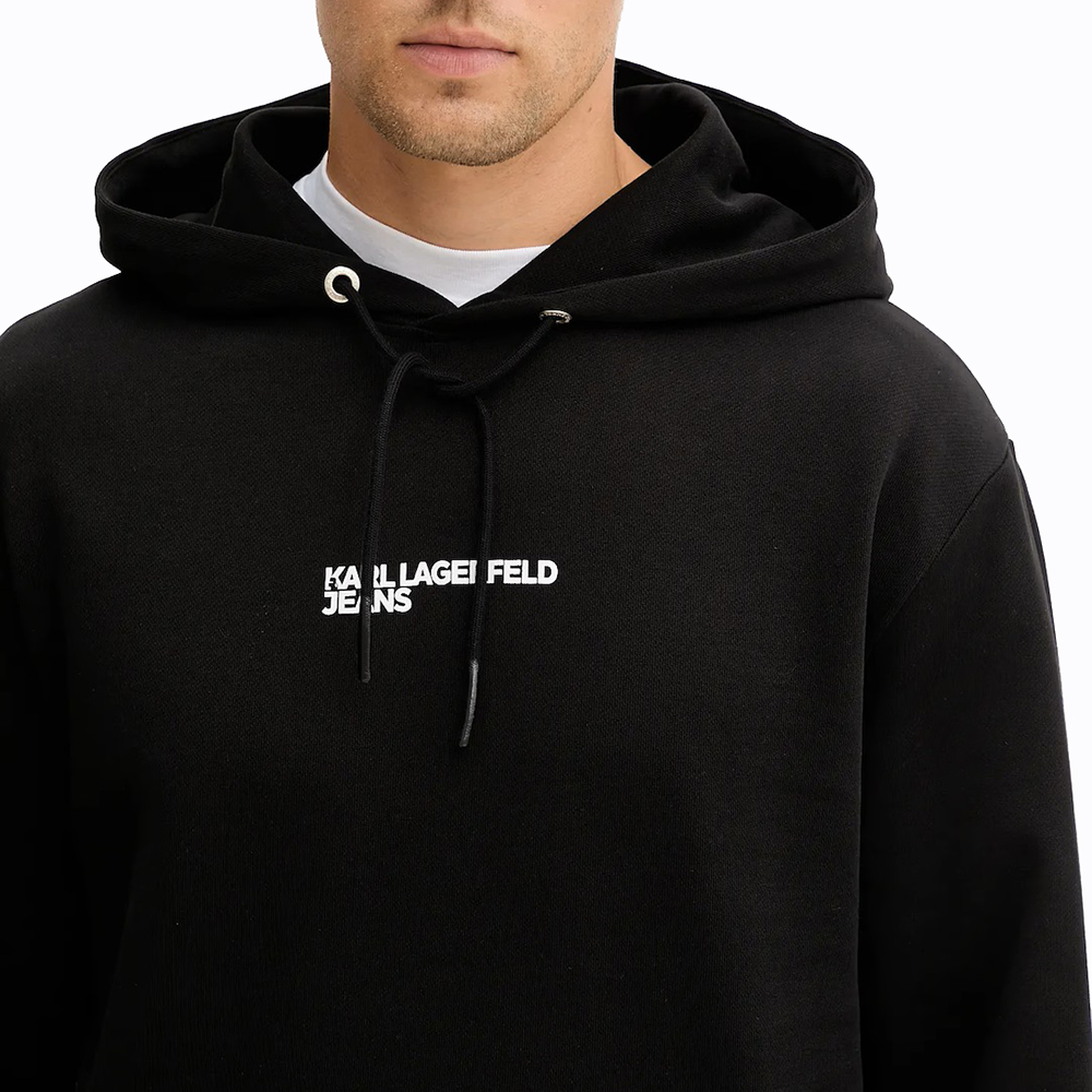 KARL LAGERFELD REG VERTICAL LOGO HOODIE A4M20063 3