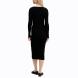 KARL LAGERFELD KLJ ZIP MIDI KNIT DRESS A4W13011 2