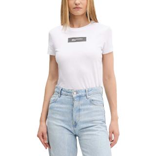 KARL LAGERFELD KLJ SLIM REFLECTIVE LOGO TEE A4W17002