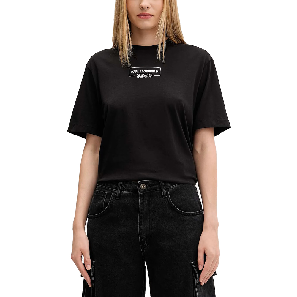 KARL LAGERFELD KLJ REG OUTLINE LOGO TEE A4W17003 1