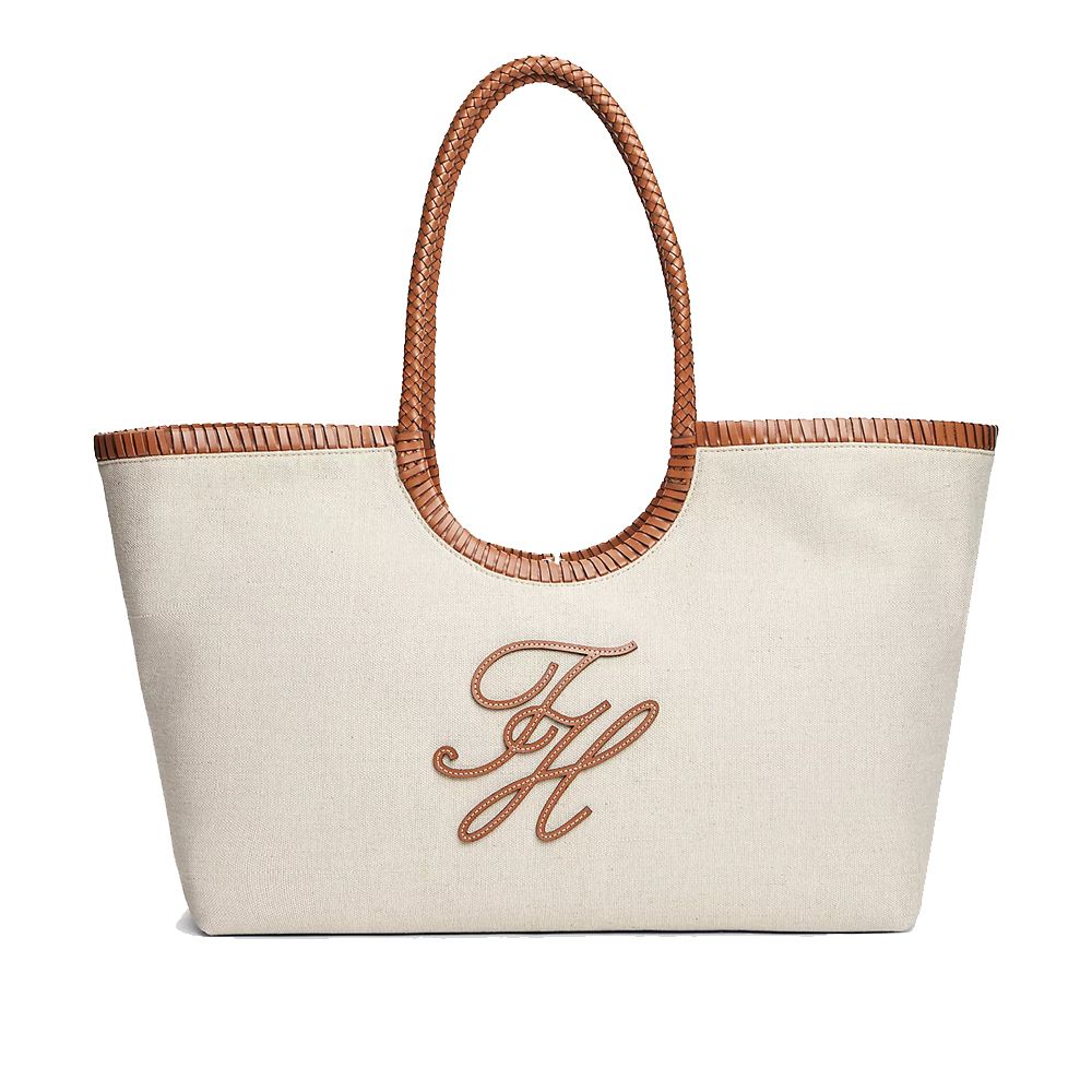TOMMY HILFIGER TH ELEV SUMM MAXI TOTE CANVAS AW0AW18629 1