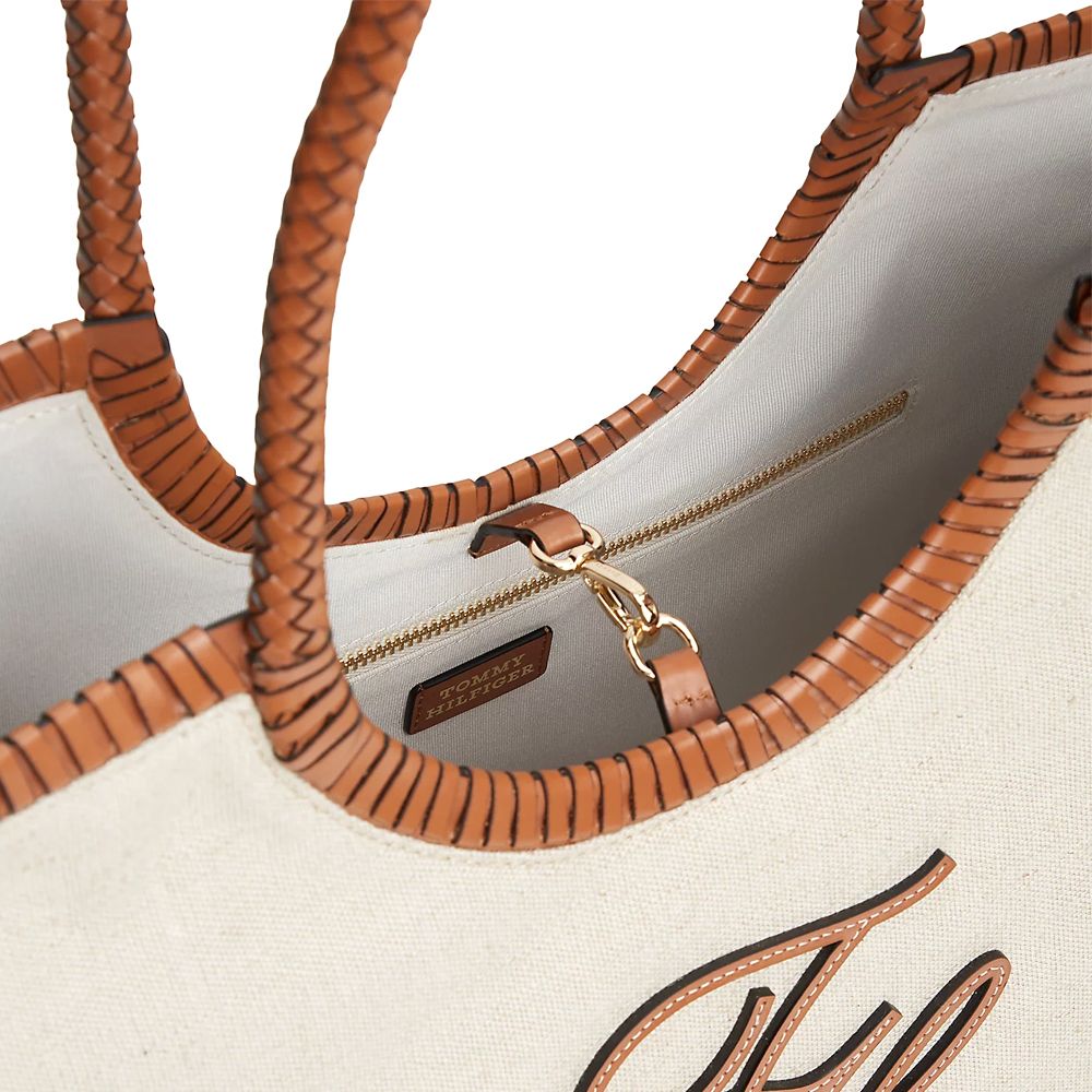 TOMMY HILFIGER TH ELEV SUMM MAXI TOTE CANVAS AW0AW18629 3