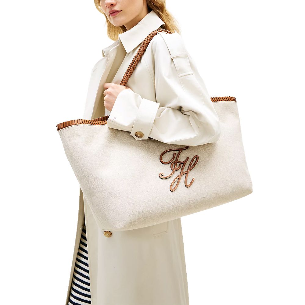TOMMY HILFIGER TH ELEV SUMM MAXI TOTE CANVAS AW0AW18629 5