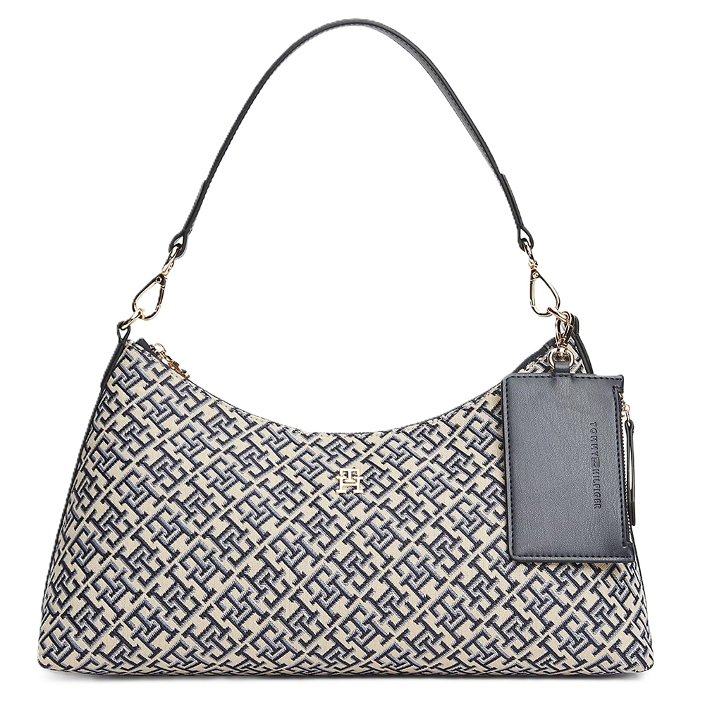 TOMMY HILFIGER TH ICON SHOULDER BAG JACQUARD AW0AW18907 1
