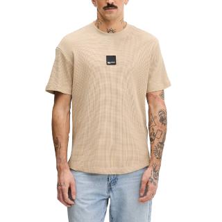 KLJ CURVED HEM WAFFLE TEE B1M17082