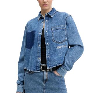 KLJ BOXY DENIM BLOUSE B1W11021