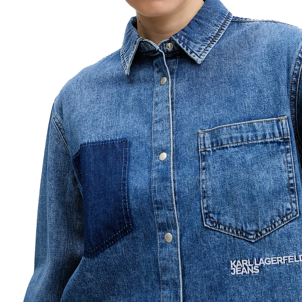 KLJ BOXY DENIM BLOUSE B1W11021 3