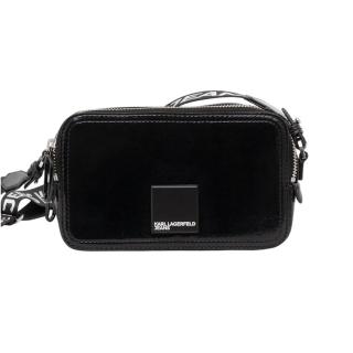 KLJ BOX LOGO CAMERA BAG GLOSSY B1W30137