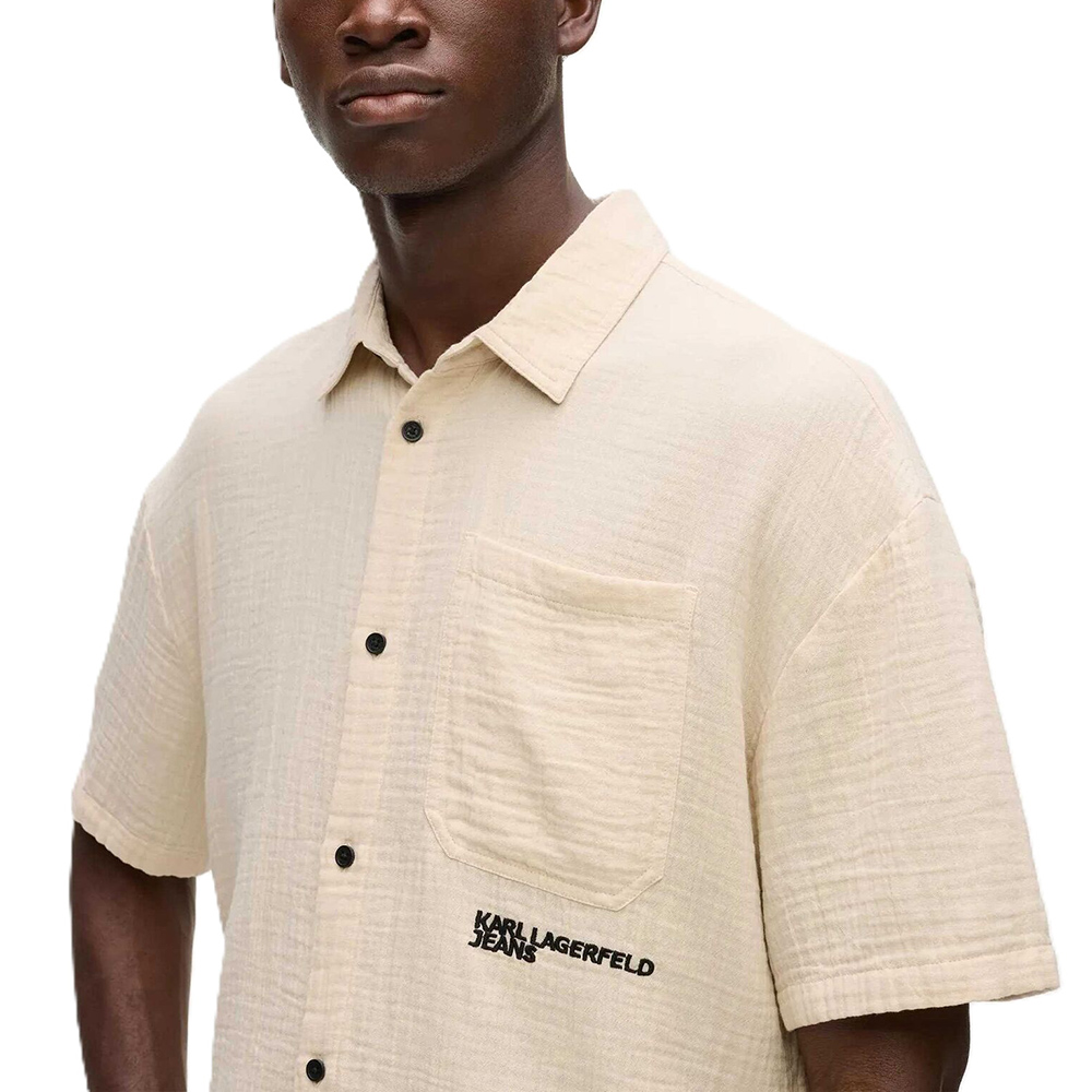 KARL LAGERFELD SS CRINKLED SHIRT B2M16012 3