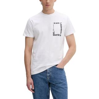 KARL LAGERFELD KLJ SLIM SS FRAME LOGO TEE B2M17046