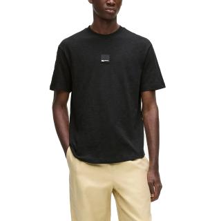 KARL LAGERFELD KLJ REG CURVED HEM SLUB TEE B2M17048