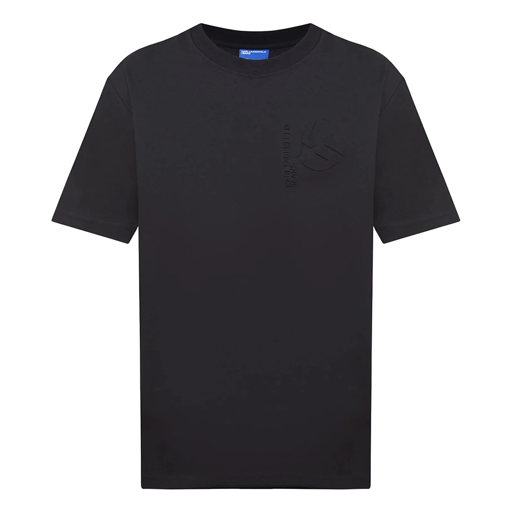 KARL LAGERFELD KLJ REG SS EMBOSSED TEE B2M17049 1