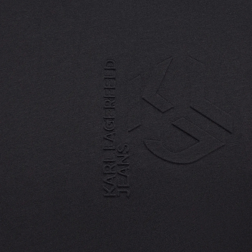 KARL LAGERFELD KLJ REG SS EMBOSSED TEE B2M17049 2