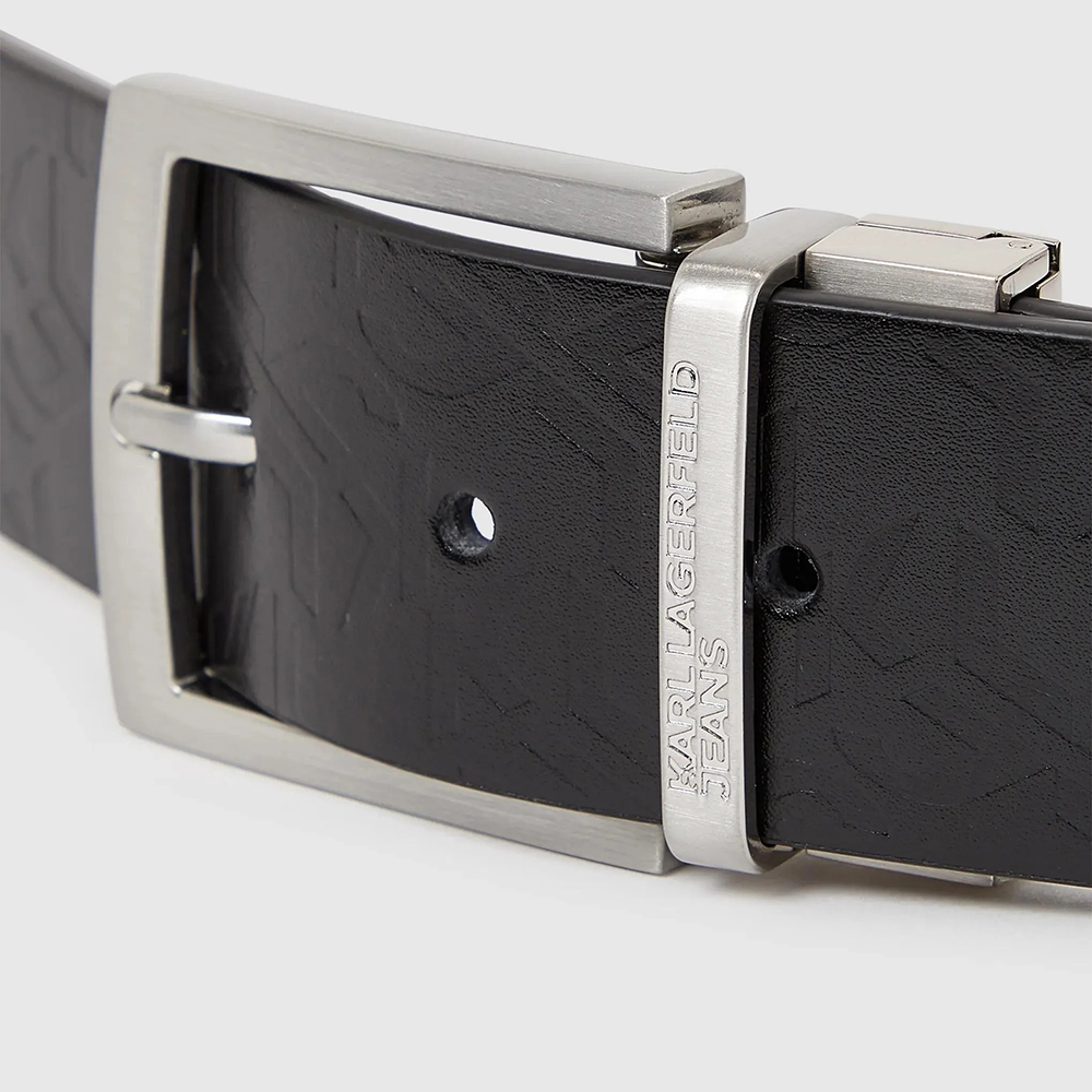 KARL LAGERFELD KLJ REVERSIBLE LTHR MONO BELT B2M33016 3