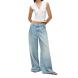KARL LAGERFELD KLJ LR WIDE LEG PANEL DENIM B2W10087 1