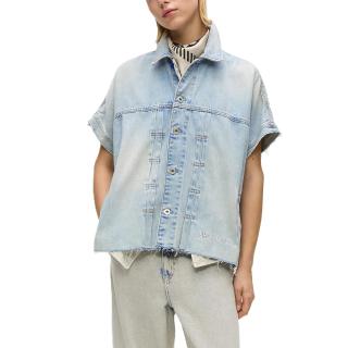 KARL LAGERFELD FADED DENIM JACKET B2W14036